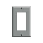 Leviton 80401-CNG Plaque murale Decora 1 groupe, gris