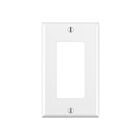 Leviton 80401-CNW Plaque murale Decora 1 groupe, blanc