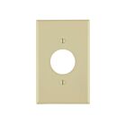 Leviton 80504-I Plaque à prise unique de taille moyenne, 1 groupe