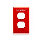 Leviton 80703-REW Plaque murale 1G