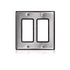 Leviton 84409-G40 Joint SS Plaque Murale Decora 2G- SS