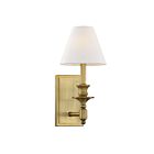 Applique Murale Savoy House Essentials Washburn 9-0700-1-322 1 Lumière Laiton Chaud
