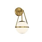 Applique Murale Savoy House Essentials Polson 9-1911-1-322 1 Lumière Laiton Chaud