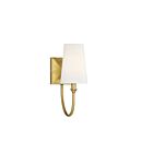 Applique Murale Savoy House Essentials Cameron 9-2542-1-322 1 Lumière Laiton Chaud