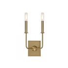 Savoy House Essentials Avondale 9-4044-2-322 2-Lumières Laiton chaud Applique Murale