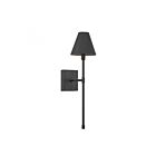Applique Murale Savoy House Essentials Jefferson 9-5201-1-89 1 Lumière Noir Mat