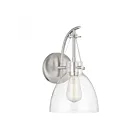 Applique Murale Savoy House Essentials Foster 9-7005-1-Sn 1 Lumière Nickel Satiné