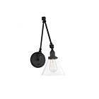 Applique Murale Savoy House Essentials Drake 9-9131Cp-1-89 1 Lumière Noir Mat