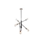 Suspendu Artcraft  Truro AC11252NB 60W 6 lumières nickel brossé noir