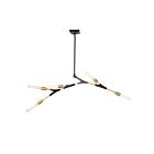 Lustre Artcraft Filiali AC11535 40W 5-lumières noir et laiton 
