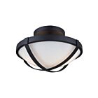 Plafonnier semi encastré Artcraft Cara AC11703BK 60W 2 lumières Black