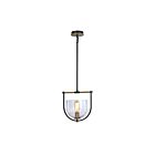 Artcraft Cheshire AC11741BB 60W Brass Pendant