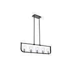 Artcraft Cheshire AC11745NB 5-Lights 60W Black Island Pendant