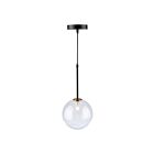 Artcraft Aurelia AC11761VB 1-Light 40W Matte Black Pendant