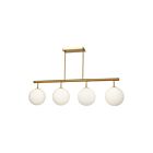 Artcraft Aurelia AC11764BR 4-Lumières Laiton 40W Luminaire pour îlot