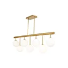 Artcraft AC11767BR Aurelia 7-Lumières 70W Laiton Luminaire Suspendu