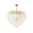 Artcraft Alessia AC11783BR 24-Lumières 1440W Laiton brossé Lustre sur chaîne