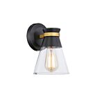 Applique de bain Artcraft Kanata AC11801BB 60W 1 lumière Noir