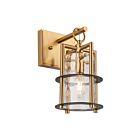 Artcraft Burford AC11811BB Brushed Brass 40W Wall Sconce