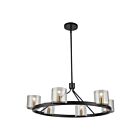 Lustre Artcraft Salinas AC11826BB 360W 6 lumières Laiton