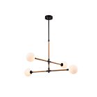 Artcraft Capilano AC11844BK 40W Laiton brossé Lustre à tige