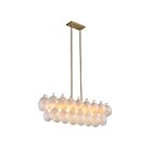 Artcraft Globo AC11998WH 8-Lumières Blanc 320W Luminaire pour îlot