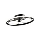 Suspendu Artcraft Gemini AC6672NB 18 lumières noir, nickel