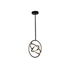 Artcraft Trilogy AC6740BB 40W Black LED Pendant