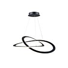 Lustre Artcraft Wave AC7077BK 45W Noir