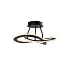 Plafonnier semi encastré Artcraft Wave AC7078BK 24W Black