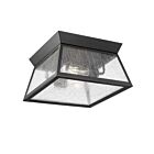 Artcraft Lucian AC8866BK 2-Lumières Noir 120W Plafonnier