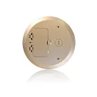Leviton FBC1F-B Plaque de recouvrement Bs Système de boîte de sol en béton 1Dec Couvercle rabattable 1Data