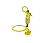 Leviton GSCM2-3WC PortAuto-Test Gfi Cordon Mnl 20A 3.5Ft