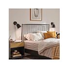 Kichler 37534 1-Lumière Noir mat 60W Applique murale