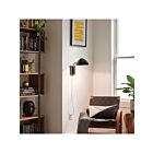 Kichler 37538 1-Lumière Noir mat 60W Applique murale