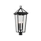 Kichler 59129BKT 3-Lumières Noir texturé 60W Lampe sur poteau