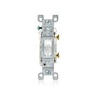 Leviton L1461-2C Interrupteur d'éclairage à bascule LED Sp 15A Cl de mise à la terre