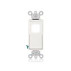 Leviton L5614-2W Interrupteur Lumineux Led Decora 4W 15A Blanc
