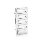 Leviton LTBKT-W Kit de changement de couleur minuterie 5 boutons blanc