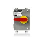 Leviton MDS3-AST Interrupteur de déconnexion N/F supérieur en pente 30A-600V enAcier inoxydableAvecAuxiliaire