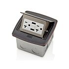 Leviton PFUS2-BZ Boîte de Sol Pop-UpAvec USB Duplex 20A Bronze