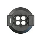 Leviton PTC2x-E Couvre-sol à couvercle rabattable duplex à 2 groupes