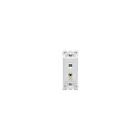 Leviton RE640-2WW RENU® QUICKPORT™ 2-Port Insert with Phone/TV Connectors Interrupteur