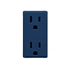 Leviton RKR15-RN Plaque frontale à changement de couleur pour prise RENU®, riche marine