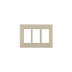 Leviton REWP3-NS Plaque murale à clipser en polymère 3G