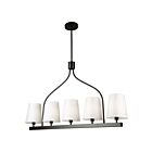 Suspendu pour îlot Artcraft Rhythm SC13336BK 300W 5-lumières noir