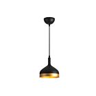 Artcraft Dash SC13351BK 1-Light 100W Black Pendant