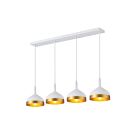 Artcraft Dash SC13354WH 4-Lights 400W White Island Pendant