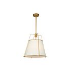 Artcraft SC13363BR Pullman 3-Lumières 120W Laiton Suspendu à tige