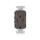 Leviton T5633-B Chargeur USB à prise inviolable 15A 
